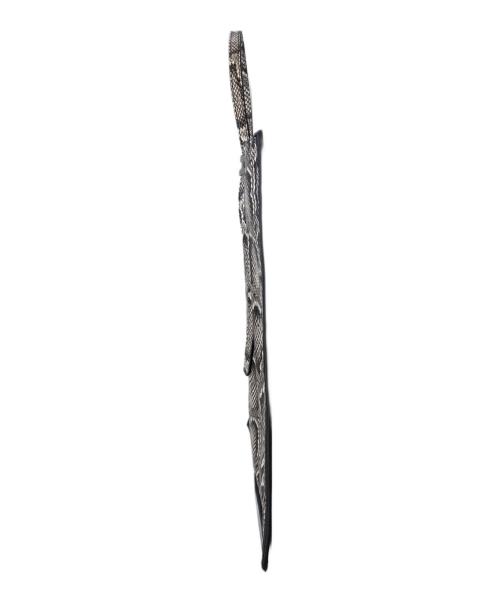IACUCCI（イアクッチ）IACUCCI (イアクッチ) パイソン柄トートバッグ グレーの古着・服飾アイテム