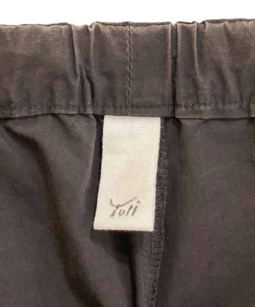 yoli（ヨリ）yoli (ヨリ) Cotton easy pants　YL-PT07-22SS グレー サイズ:1の古着・服飾アイテム