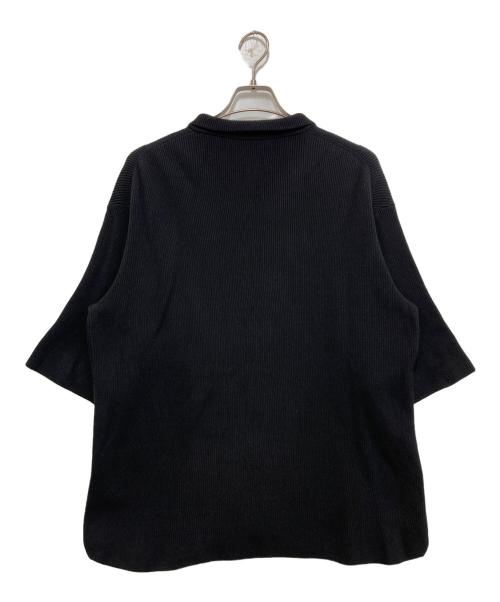 YOKE（ヨーク）YOKE (ヨーク) RIB KNITTED SHIRT　YK24SS0699S ブラック サイズ:2の古着・服飾アイテム