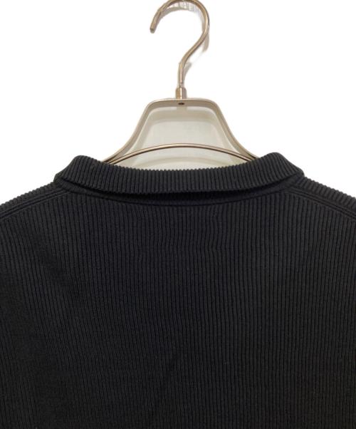 YOKE（ヨーク）YOKE (ヨーク) RIB KNITTED SHIRT　YK24SS0699S ブラック サイズ:2の古着・服飾アイテム