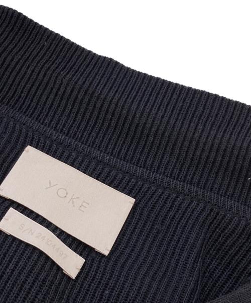 YOKE（ヨーク）YOKE (ヨーク) RIB KNITTED SHIRT　YK24SS0699S ブラック サイズ:2の古着・服飾アイテム