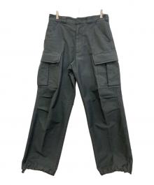 PRADA（プラダ）の古着「Re Nylon Triangle Logo Plate Nylon Cargo Pants　SPH286 S222」｜グレー
