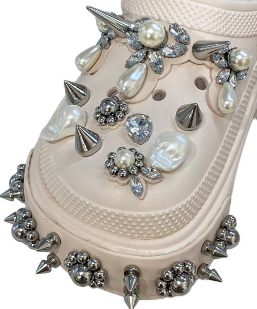 crocs（クロックス）crocs (クロックス) Simone Rocha (シモーネ ロシャ) Stomp Clog Dew　210942-0WW ベージュ サイズ:22の古着・服飾アイテム