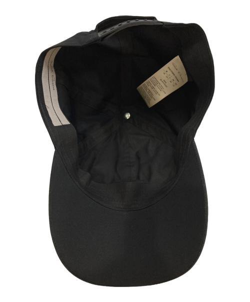 RICK OWENS（リックオウエンス）RICK OWENS (リックオウエンス) Embroidered Baseball Cap - Black　RA01F0800-TEEM4 ブラックの古着・服飾アイテム