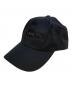 RICK OWENS（リックオウエンス）の古着「Embroidered Baseball Cap - Black　RA01F0800-TEEM4」｜ブラック