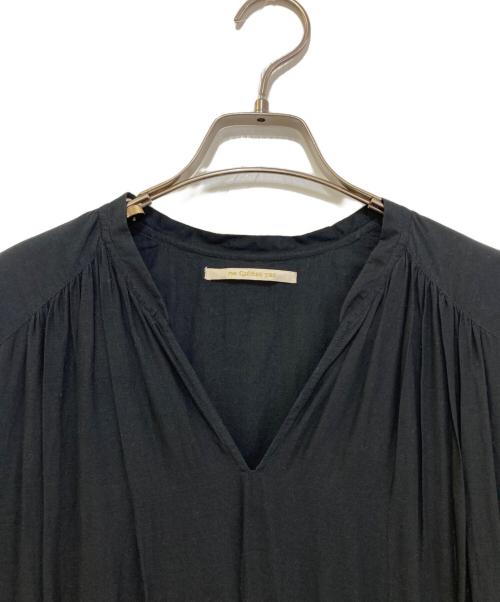 ne quittez pas（ヌキテパ）ne quittez pas (ヌキテパ) COTTON SOLID GATHER LONG DRESS　010492902P ブラック サイズ:不明(実寸をご参考下さい)の古着・服飾アイテム