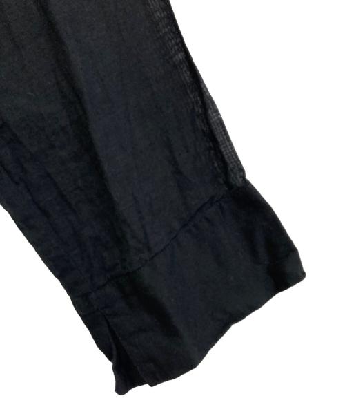 ne quittez pas（ヌキテパ）ne quittez pas (ヌキテパ) COTTON SOLID GATHER LONG DRESS　010492902P ブラック サイズ:不明(実寸をご参考下さい)の古着・服飾アイテム