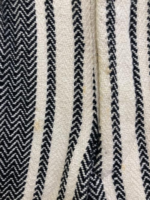 NEAT（ニート）NEAT (ニート) メキシカンヘリンボーンワイドパンツ ホワイト×ブラック サイズ:Lの古着・服飾アイテム