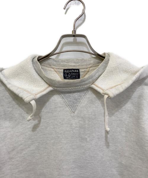 BALLPARK（ボールパーク）BALLPARK (ボールパーク) Joe McCOY (ジョーマッコイ) 後付けパーカー グレー サイズ:36の古着・服飾アイテム