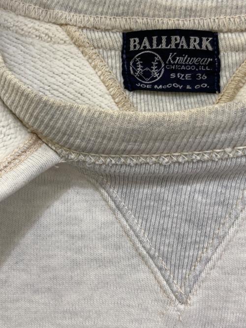 BALLPARK（ボールパーク）BALLPARK (ボールパーク) Joe McCOY (ジョーマッコイ) 後付けパーカー グレー サイズ:36の古着・服飾アイテム