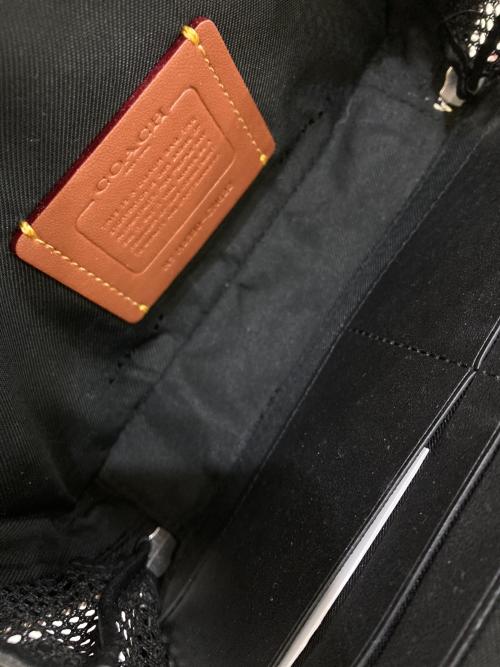 COACH（コーチ）COACH (コーチ) 【コズミック】 コーチ チャーター スリム クロスボディ・プラネット プリント　CN622 ブラックの古着・服飾アイテム