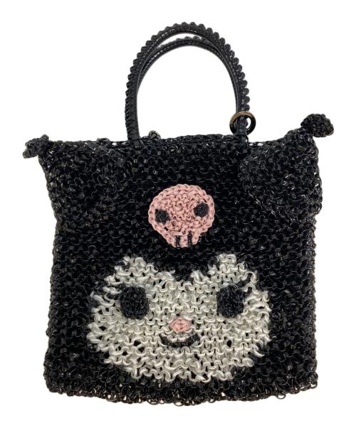 ANTEPRIMA（アンテプリマ）ANTEPRIMA (アンテプリマ) Sanrio (サンリオ) ワイヤーバッグ ブラックの古着・服飾アイテム