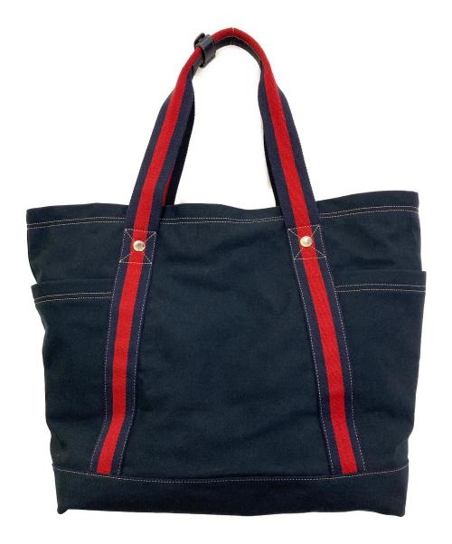 GUCCI（グッチ）GUCCI (グッチ) シェリーライン トートバッグ　816863 ネイビーの古着・服飾アイテム