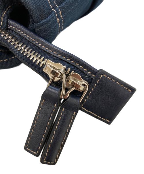 GUCCI（グッチ）GUCCI (グッチ) シェリーライン トートバッグ　816863 ネイビーの古着・服飾アイテム