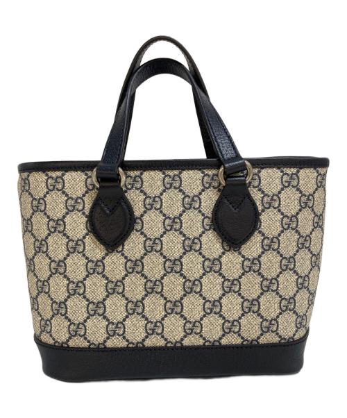 GUCCI（グッチ）GUCCI (グッチ) オフィディア スモール トートバッグ 811716 アイボリー×ネイビーの古着・服飾アイテム