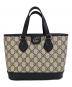 GUCCI（グッチ）の古着「オフィディア スモール トートバッグ 811716」｜アイボリー×ネイビー