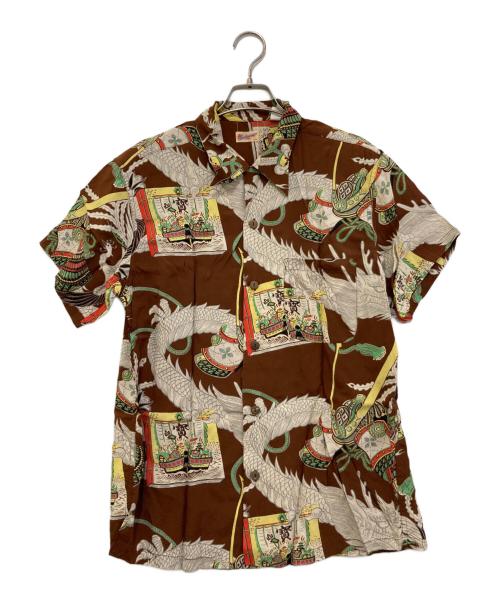 Sun Surf（サンサーフ）Sun Surf (サンサーフ) アロハシャツ 511-M32414B ブラウン サイズ:Sの古着・服飾アイテム