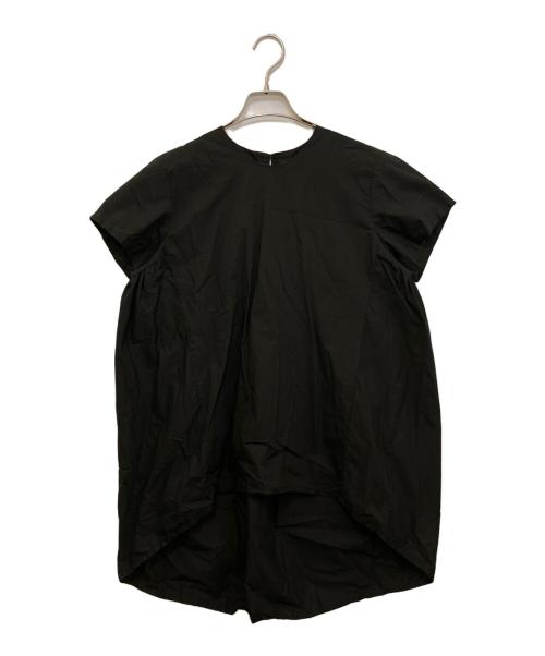 mizuiro-ind（ミズイロインド）mizuiro-ind (ミズイロインド) バックボタンブラウス ブラック サイズ:Freeの古着・服飾アイテム