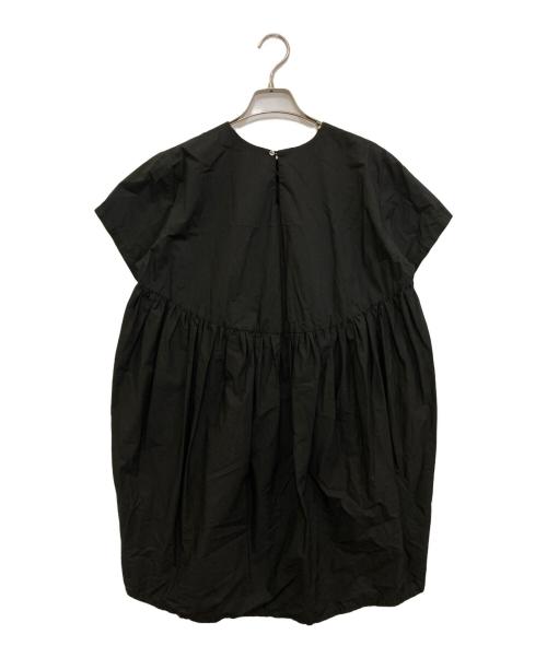 mizuiro-ind（ミズイロインド）mizuiro-ind (ミズイロインド) バックボタンブラウス ブラック サイズ:Freeの古着・服飾アイテム