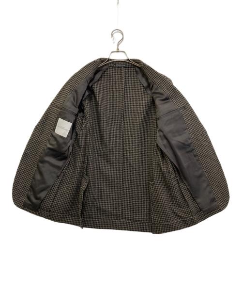 green label relaxing（グリーンレーベルリラクシング）green label relaxing (グリーンレーベルリラクシング) 千鳥格子テーラードジャケット　3122-142-1517 ブラウン×ブラック サイズ:46の古着・服飾アイテム