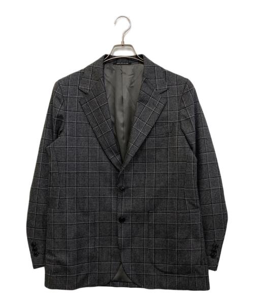 green label relaxing（グリーンレーベルリラクシング）green label relaxing (グリーンレーベルリラクシング) チェックテーラードジャケット　3122-127-1648 グレー サイズ:Mの古着・服飾アイテム