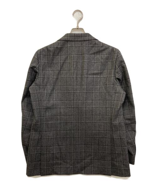 green label relaxing（グリーンレーベルリラクシング）green label relaxing (グリーンレーベルリラクシング) チェックテーラードジャケット　3122-127-1648 グレー サイズ:Mの古着・服飾アイテム
