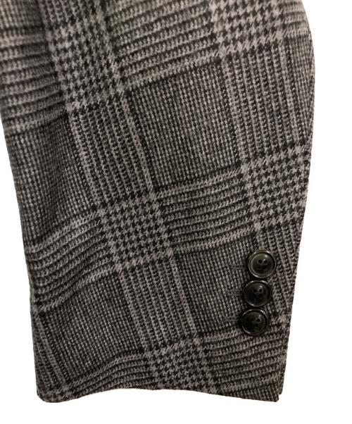 green label relaxing（グリーンレーベルリラクシング）green label relaxing (グリーンレーベルリラクシング) チェックテーラードジャケット　3122-127-1648 グレー サイズ:Mの古着・服飾アイテム