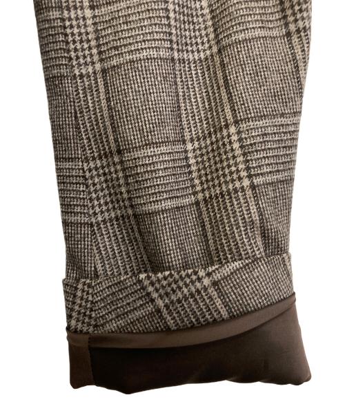 green label relaxing（グリーンレーベルリラクシング）green label relaxing (グリーンレーベルリラクシング) チェックテーラードジャケット　3122-127-1648 ブラウン サイズ:Mの古着・服飾アイテム