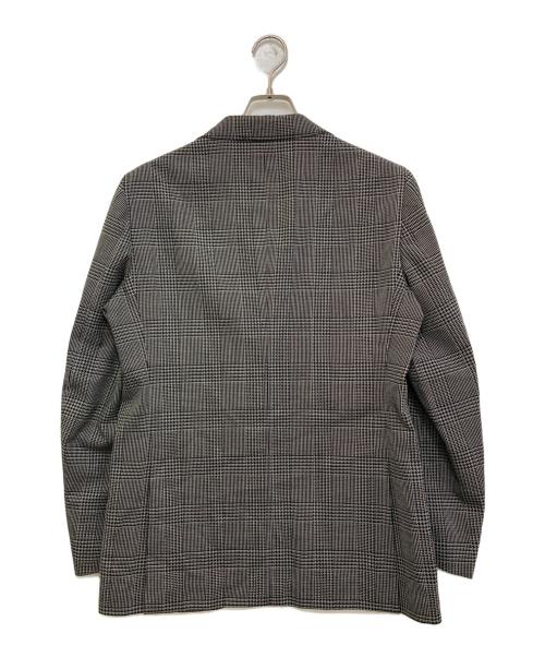 green label relaxing（グリーンレーベルリラクシング）green label relaxing (グリーンレーベルリラクシング) チェックテーラードジャケット　3122-110-1384 ホワイト×ブラック サイズ:46の古着・服飾アイテム