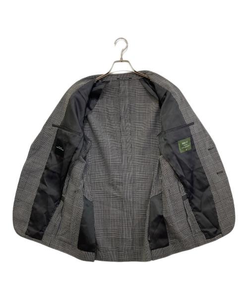 green label relaxing（グリーンレーベルリラクシング）green label relaxing (グリーンレーベルリラクシング) チェックテーラードジャケット　3122-110-1384 ホワイト×ブラック サイズ:46の古着・服飾アイテム