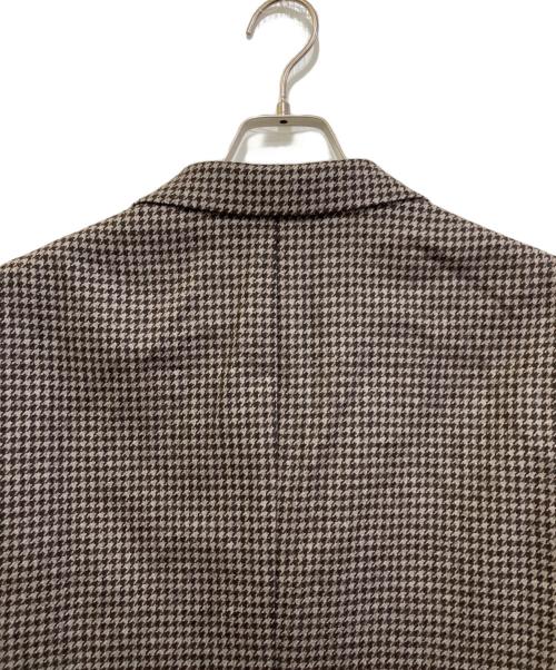 green label relaxing（グリーンレーベルリラクシング）green label relaxing (グリーンレーベルリラクシング) GLR CLOTH ミルドチドリ 2B RG ジャケット　3122-1-101751 ブラウン サイズ:Mの古着・服飾アイテム