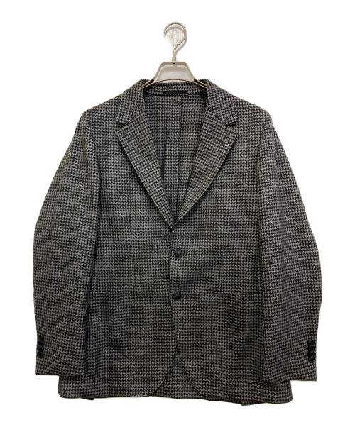 green label relaxing（グリーンレーベルリラクシング）green label relaxing (グリーンレーベルリラクシング) GLR CLOTH ミルドチドリ 2B RG ジャケット　3122-1-101751 グレー サイズ:Mの古着・服飾アイテム