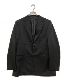 green label relaxing（グリーンレーベルリラクシング）の古着「REDA サージ 2B RV スーツジャケット　3121-161-2231」｜ブラック