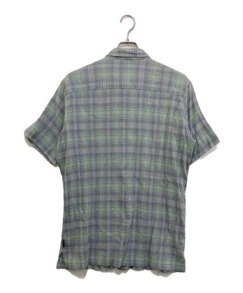 Patagonia（パタゴニア）Patagonia (パタゴニア) ジャガード半袖シャツ　52921 グリーン サイズ:Mの古着・服飾アイテム