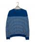 JOHN SMEDLEY (ジョンスメドレー) ボーダーニット ブルー サイズ:L：7000円