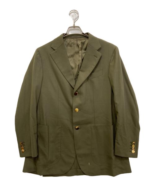 CARUSO（カルーゾ）CARUSO (カルーゾ) テーラードジャケット　BF2CM304AN グリーン サイズ:48の古着・服飾アイテム