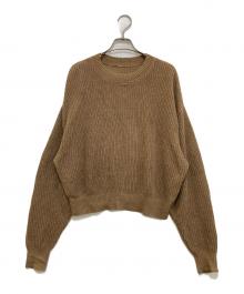 L'appartement（アパルトモン）の古着「LINEN BOYS KNIT　23080560401410」｜ブラウン