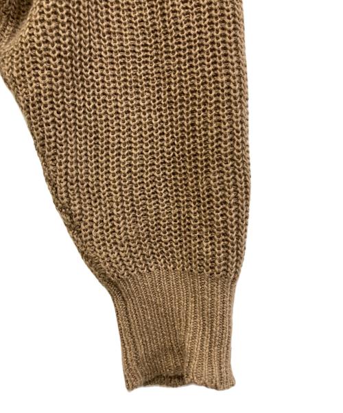 L'appartement（アパルトモン）L'appartement (アパルトモン) LINEN BOYS KNIT　23080560401410 ブラウン サイズ:FREEの古着・服飾アイテム