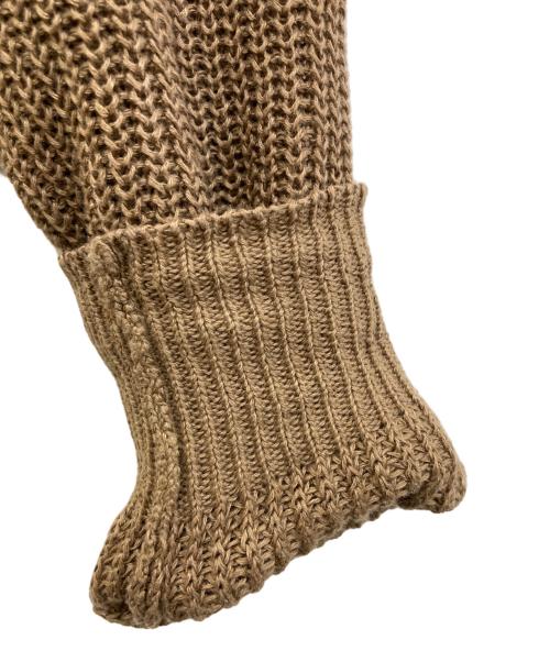 L'appartement（アパルトモン）L'appartement (アパルトモン) LINEN BOYS KNIT　23080560401410 ブラウン サイズ:FREEの古着・服飾アイテム