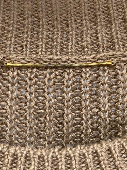 L'appartement（アパルトモン）L'appartement (アパルトモン) LINEN BOYS KNIT　23080560401410 ブラウン サイズ:FREEの古着・服飾アイテム
