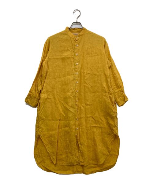 SUZUKI TAKAYUKI（スズキタカユキ）SUZUKI TAKAYUKI (スズキタカユキ) long shirt イエローの古着・服飾アイテム