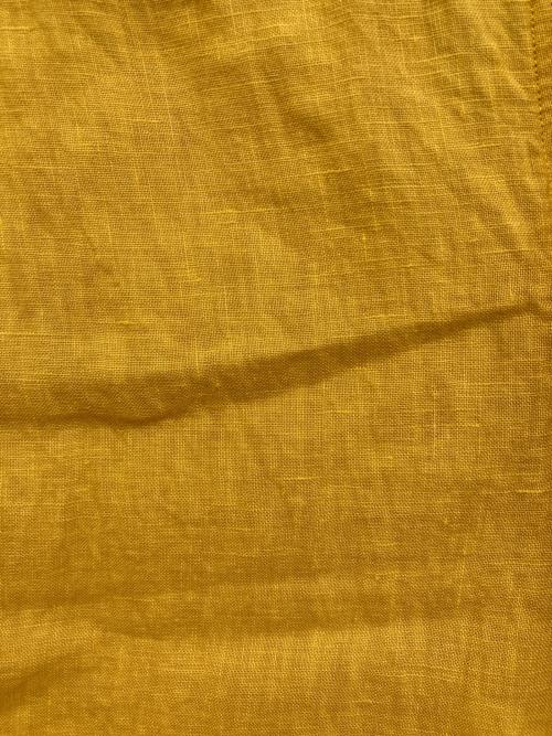 SUZUKI TAKAYUKI（スズキタカユキ）SUZUKI TAKAYUKI (スズキタカユキ) long shirt イエローの古着・服飾アイテム