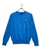 POLO RALPH LAURENポロ・ラルフローレン）の古着「クルーネックニット」｜ブルー
