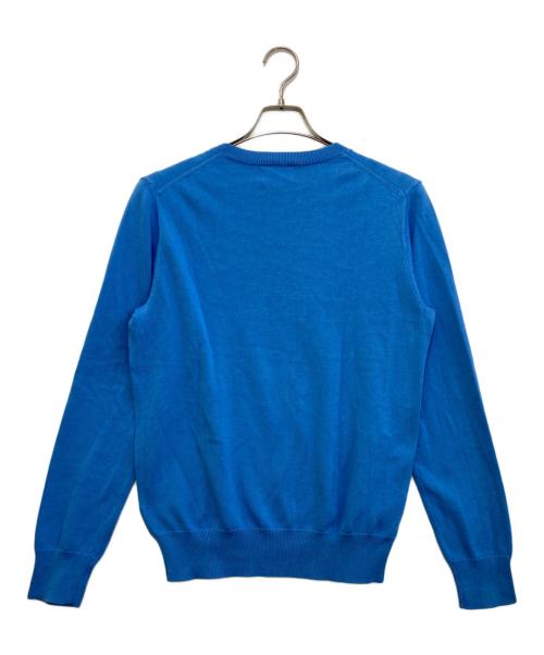 POLO RALPH LAUREN（ポロ・ラルフローレン）POLO RALPH LAUREN (ポロ・ラルフローレン) クルーネックニット ブルー サイズ:L 未使用品の古着・服飾アイテム