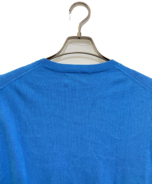 POLO RALPH LAUREN（ポロ・ラルフローレン）POLO RALPH LAUREN (ポロ・ラルフローレン) クルーネックニット ブルー サイズ:L 未使用品の古着・服飾アイテム