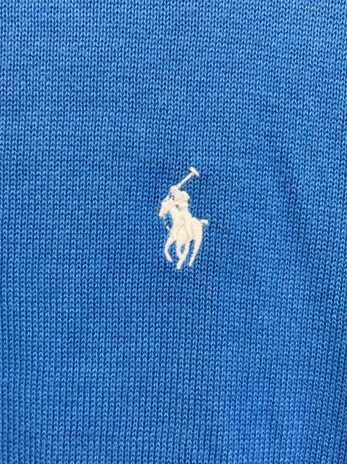 POLO RALPH LAUREN（ポロ・ラルフローレン）POLO RALPH LAUREN (ポロ・ラルフローレン) クルーネックニット ブルー サイズ:L 未使用品の古着・服飾アイテム