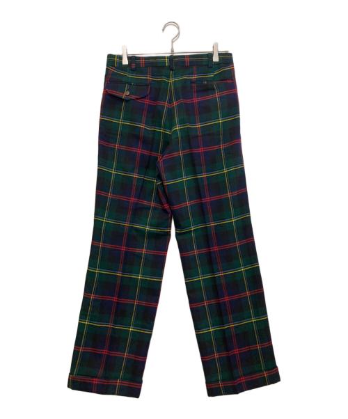 POLO RALPH LAUREN（ポロ・ラルフローレン）POLO RALPH LAUREN (ポロ・ラルフローレン) チェックパンツ　PMJ-PRRL-HA0017 ネイビー×グリーン サイズ:78の古着・服飾アイテム