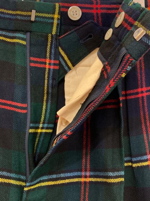 POLO RALPH LAUREN（ポロ・ラルフローレン）POLO RALPH LAUREN (ポロ・ラルフローレン) チェックパンツ　PMJ-PRRL-HA0017 ネイビー×グリーン サイズ:78の古着・服飾アイテム