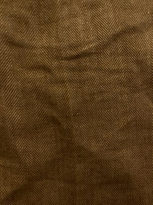45R（フォーティファイブ・アール）45R (フォーティファイブ・アール) ヘリンボーンリネンパンツ ベージュ サイズ:3の古着・服飾アイテム