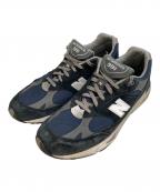NEW BALANCEニューバランス）の古着「ローカットスニーカー　M991NV」｜ネイビー